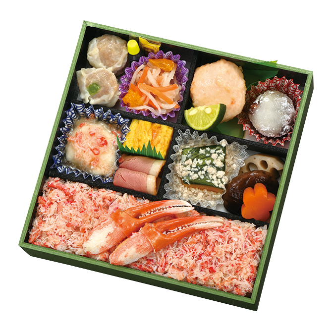 松花堂弁当 蟹ごはん 崎陽軒